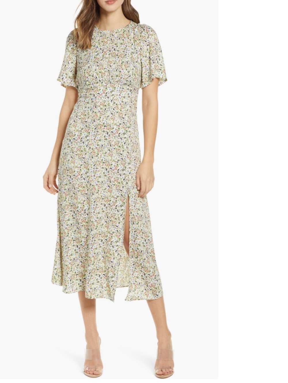 AFRM Janice Midi Dress Size M